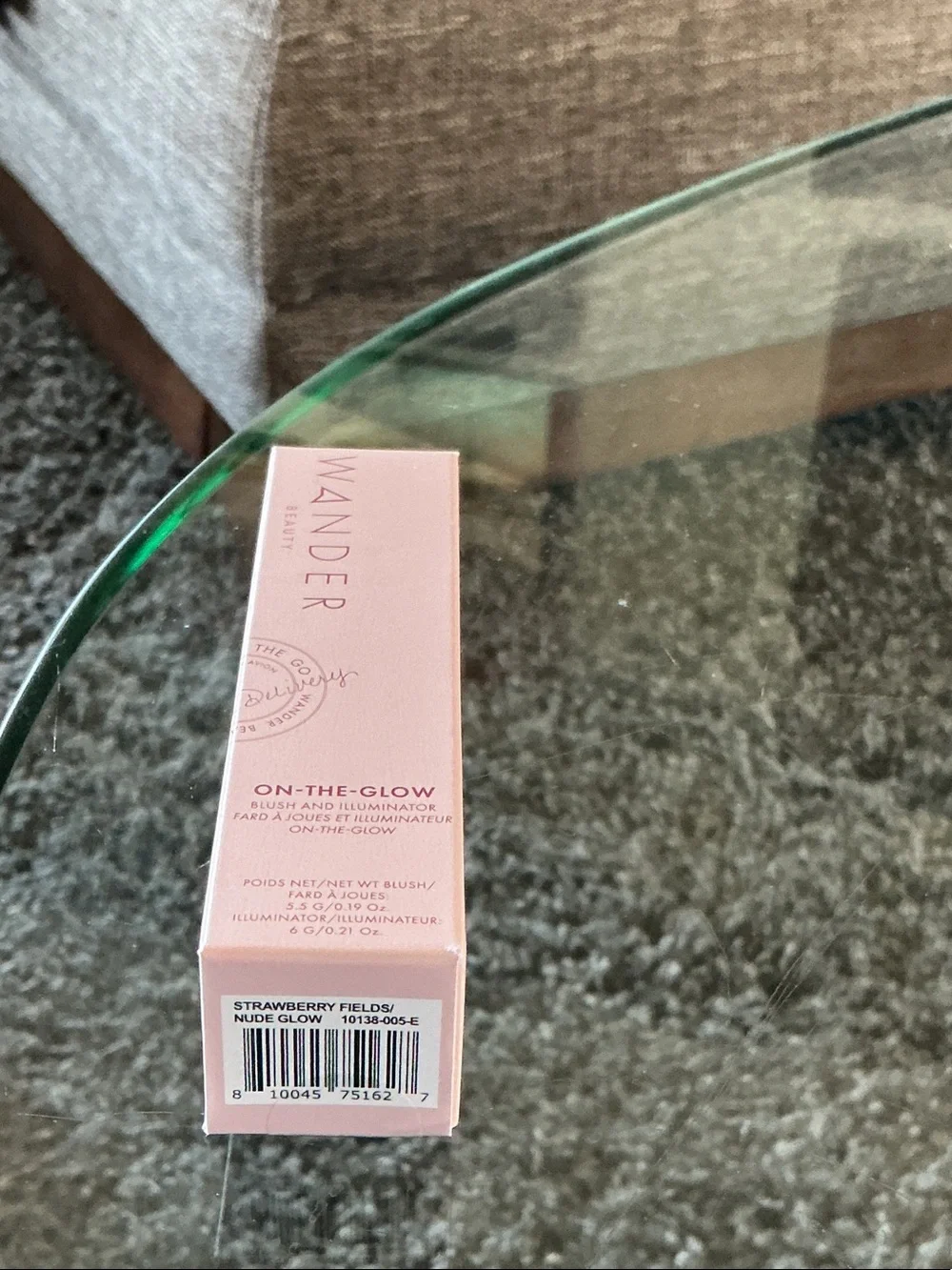 Wander Beauty Dual-Ended Cream Blush & Highlighter — Strawberry Fields Nude Glow